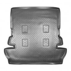 Коврик-ванночка в багажник Toytota Land Cruiser 200 (7 мест) (черный)