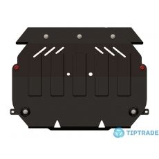 Защита картера и КПП Mitsubishi Outlander, 08.2012 -, 2,4 CVT 4wd, сталь 2мм